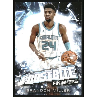 2025-26 Topps Holiday Frostbite Finishers #FFBM Brandon Miller