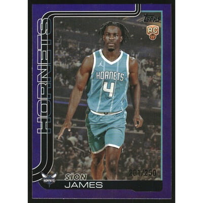 2025-26 Topps Purple Rainbow #233 Sion James
