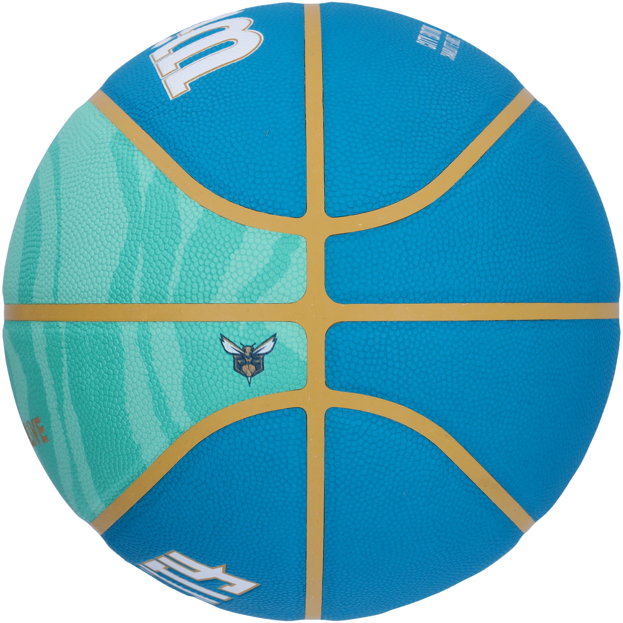Ballon de basket-ball de collection Wilson 2023-24 City Edition autographié par Brandon Miller des Charlotte Hornets