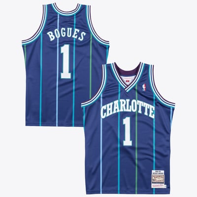 Charlotte Hornets Mitchell & Ness Muggsy Bogues Authentic Jersey