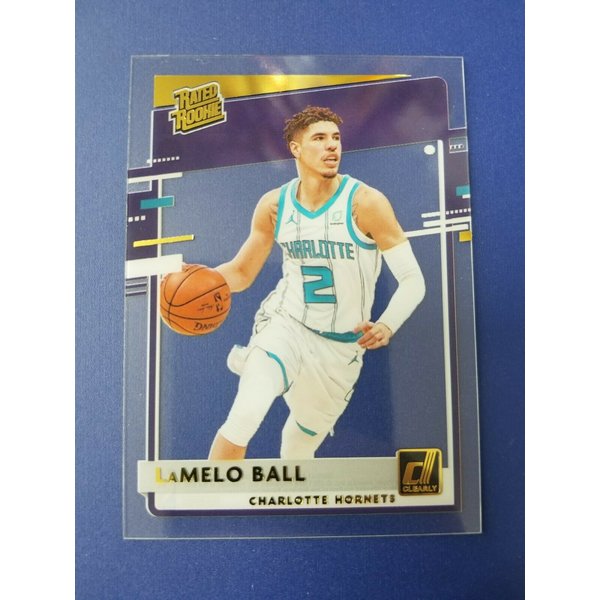 Lamelo Ball 2020-21 PANINI CLEARLY DONRUSS RATED ROOKIE RC GOLD 