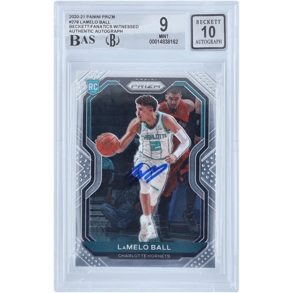 LaMelo Ball Charlotte Hornets Autographed 2020-21 Panini Prizm 