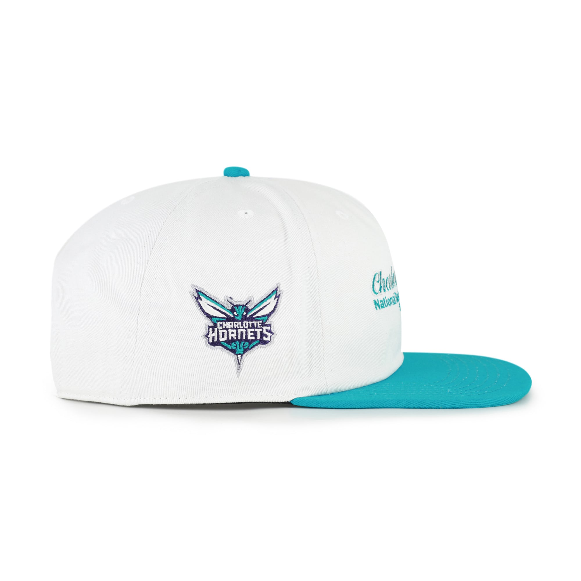 Casquette snapback Captain Charlotte Hornets Script Stack crème pour homme