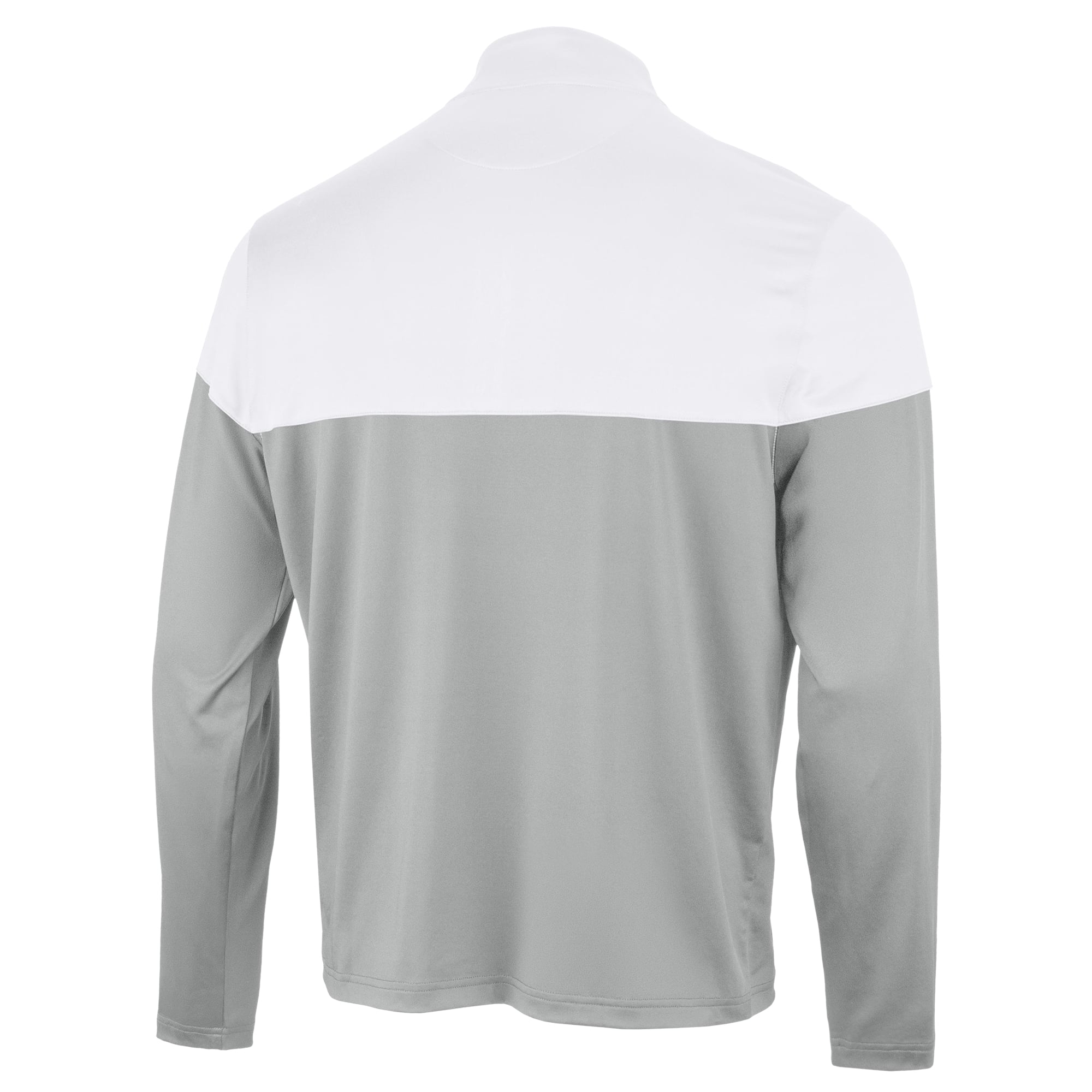 Pull à col zippé 1/4 Antigua gris/blanc Charlotte Hornets pour homme