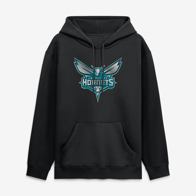 Charlotte Hornets  Metallic Mascot Hoodie - Black