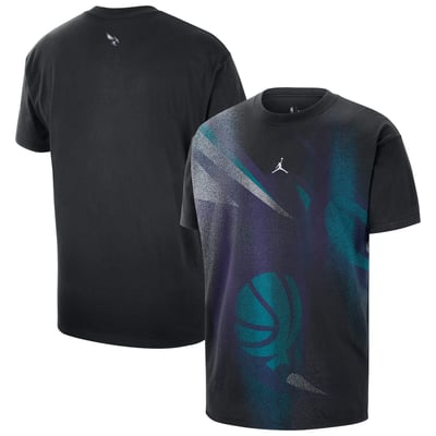 Charlotte Hornets Jordan Brand 2026 Standard Issue Practice Icon T-Shirt - Black