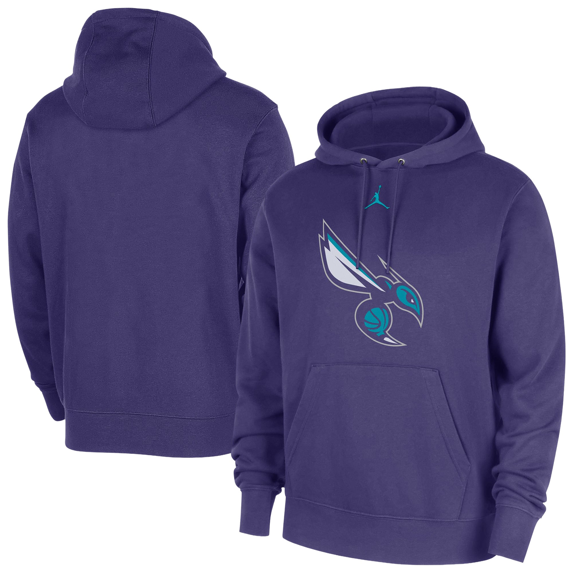 Men's Jordan Brand  Purple Charlotte Hornets Statement Edition Club Fleece Hoodie
