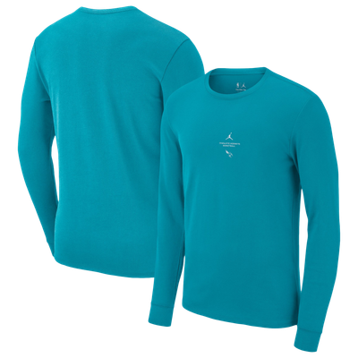 Charlotte Hornets Jordan Brand 2026 Standard Issue Practice Long Sleeve T-Shirt - Teal