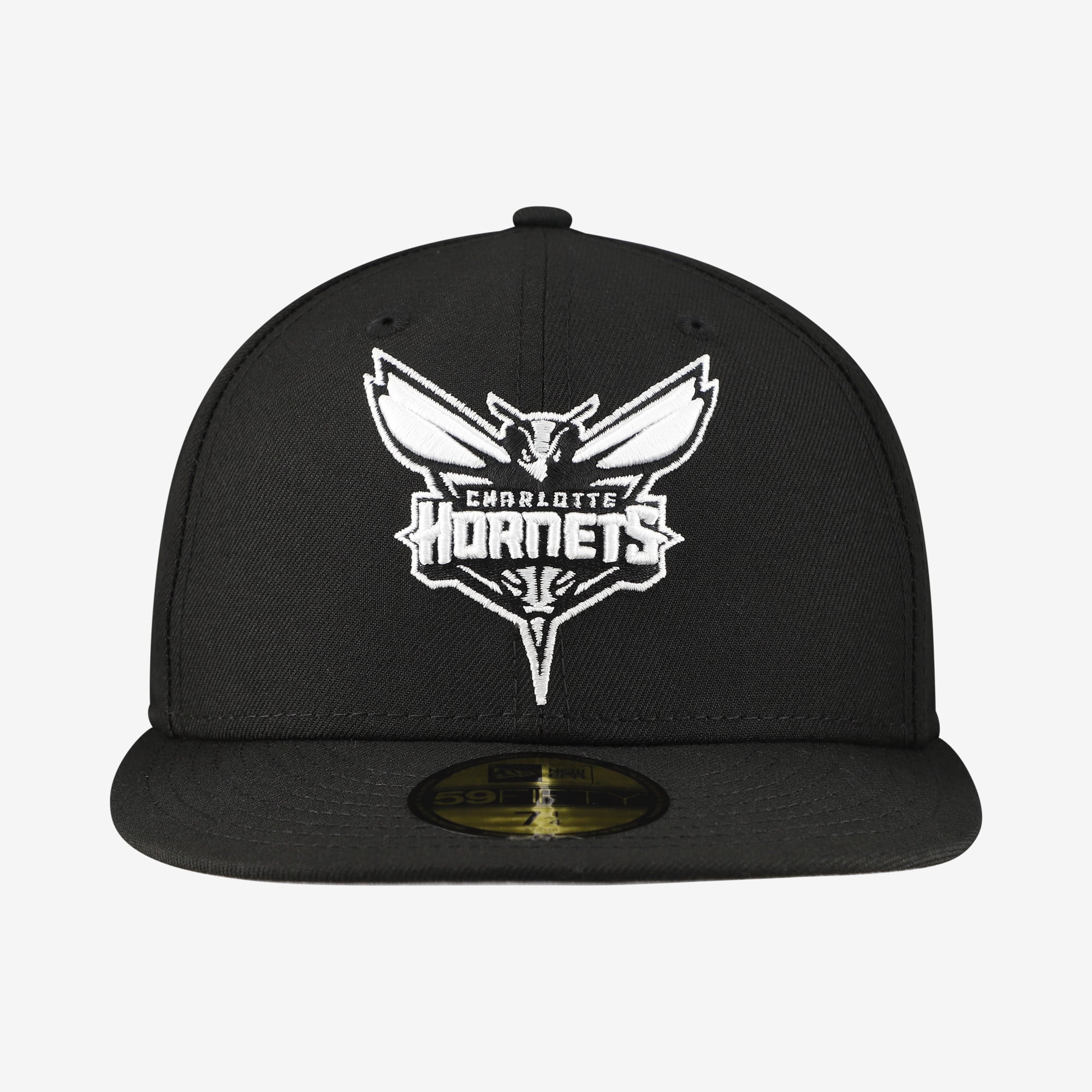 Men's New Era Black Charlotte Hornets 59FIFTY Fitted Hat