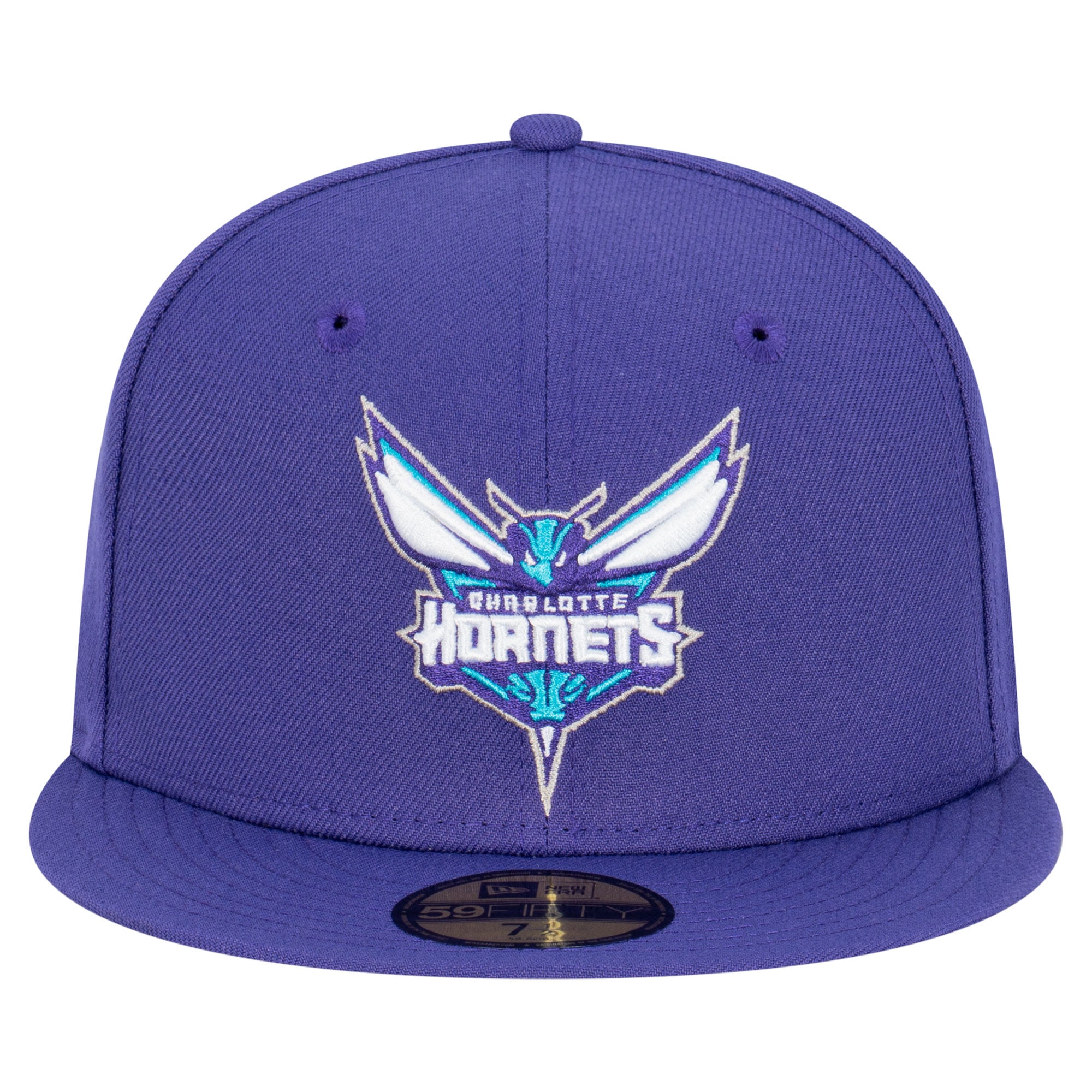 Men's New Era Purple Charlotte Hornets Team 59FIFTY Fitted Hat
