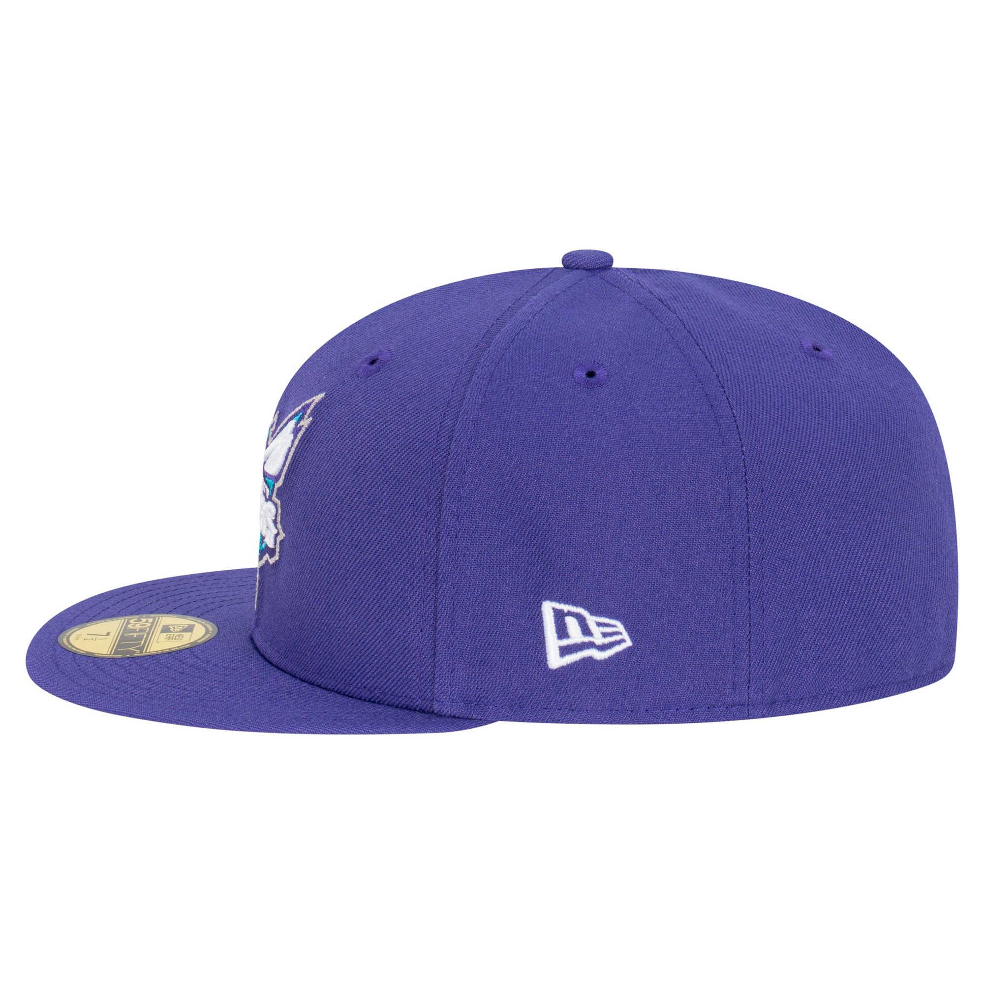 Men's New Era Purple Charlotte Hornets Team 59FIFTY Fitted Hat
