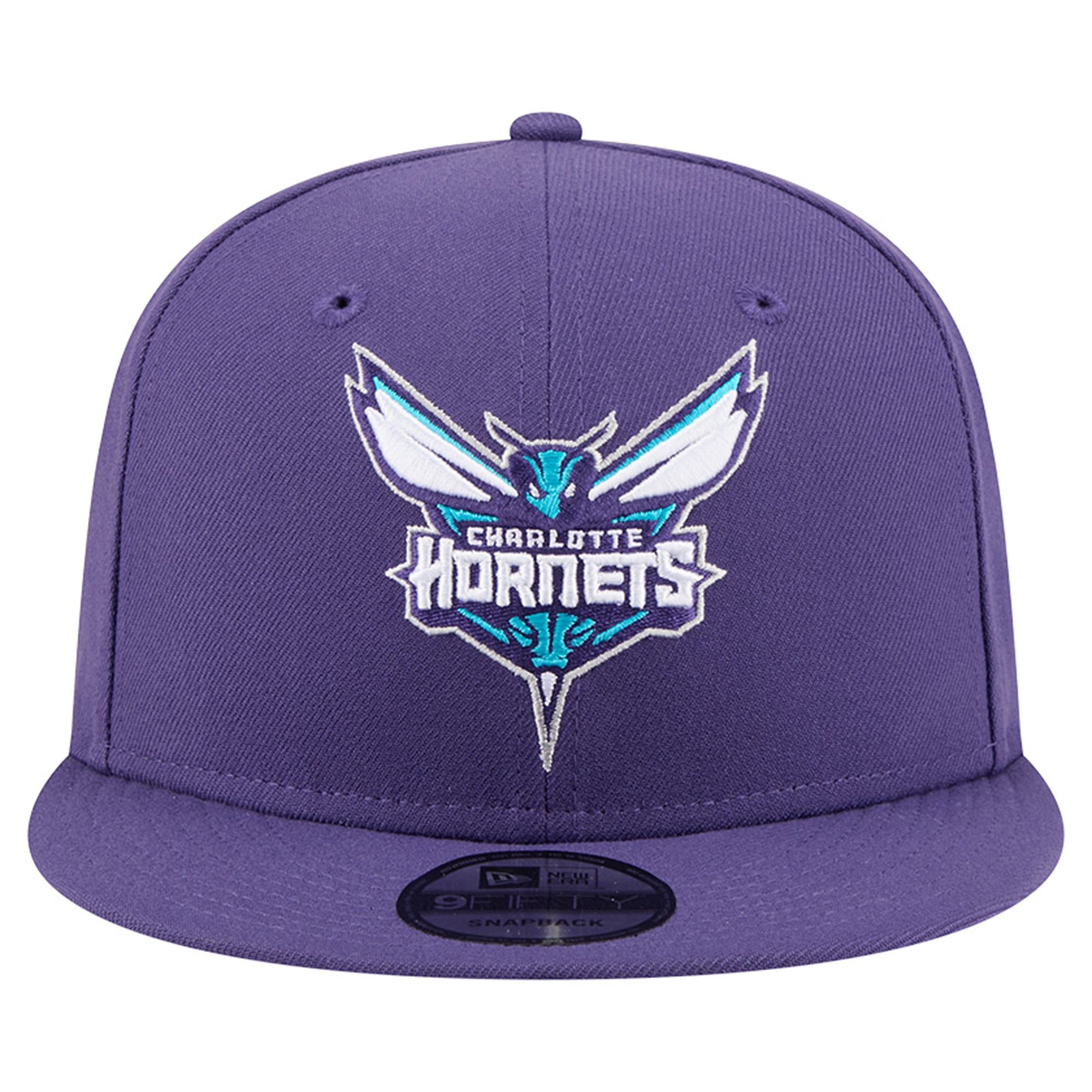 Men's New Era  Purple Charlotte Hornets Team 9FIFTY Snapback Hat