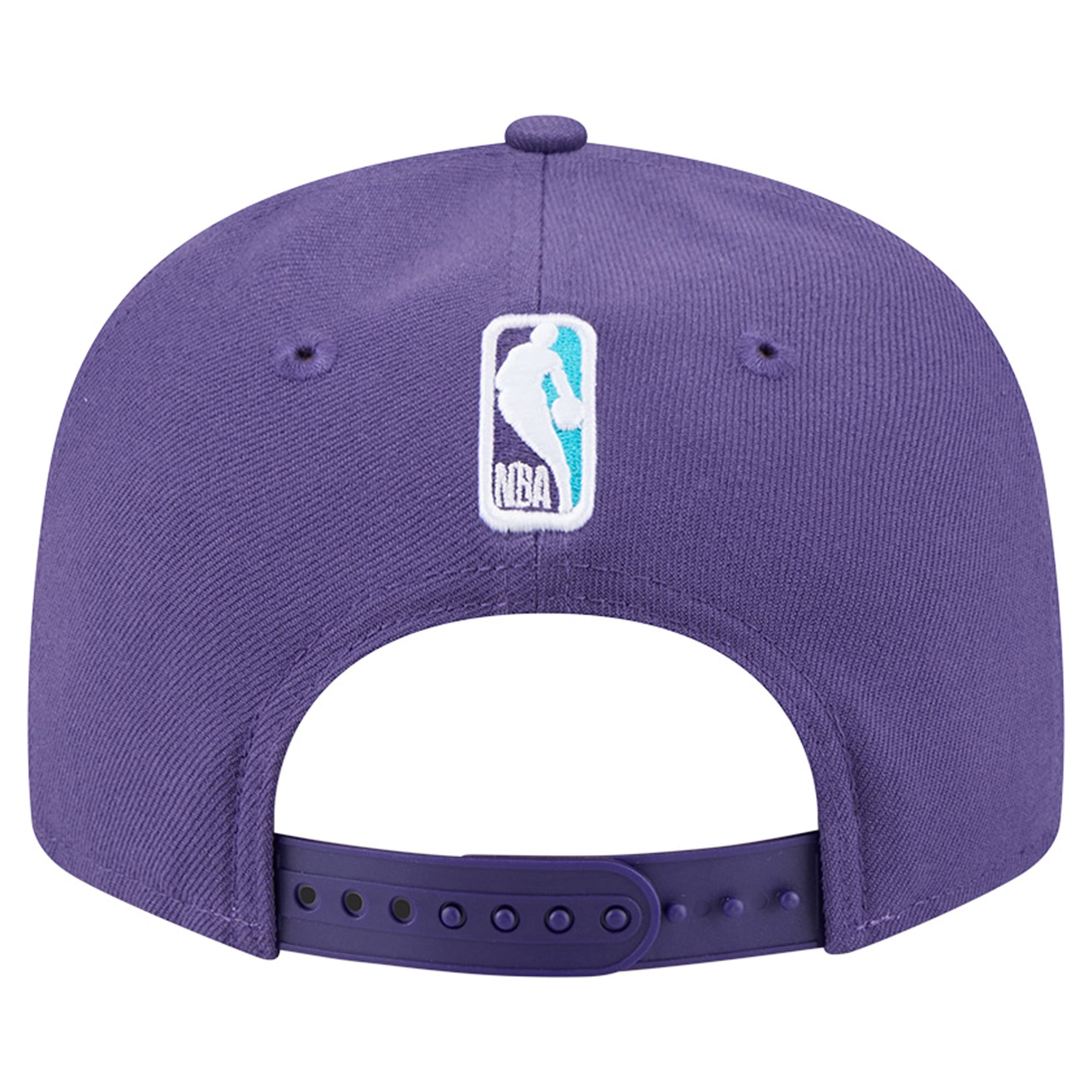 Men's New Era  Purple Charlotte Hornets Team 9FIFTY Snapback Hat