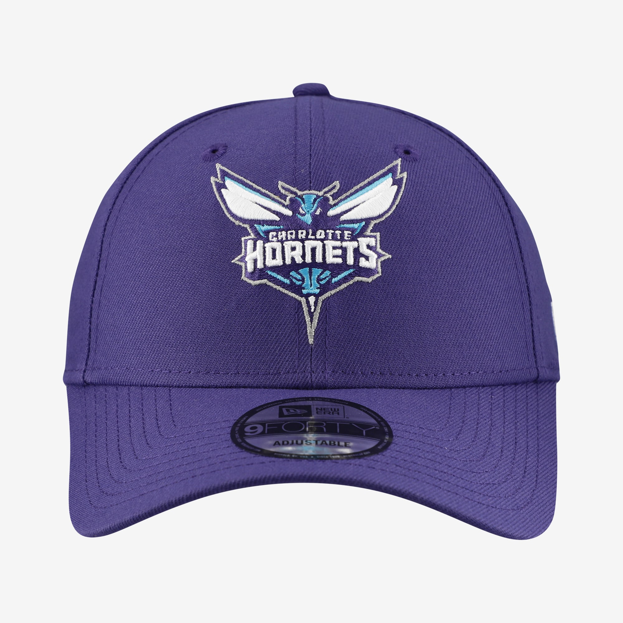 Men's New Era Purple Charlotte Hornets Team 9FORTY Adjustable Hat