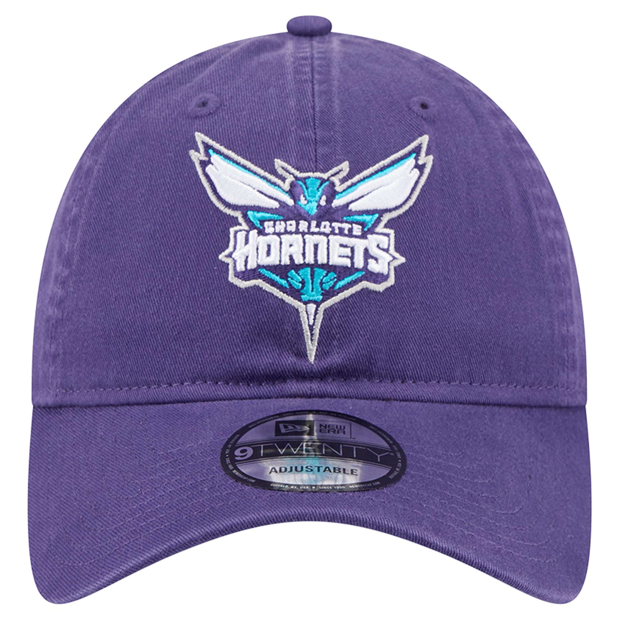 Men's New Era Purple Charlotte Hornets Team 9TWENTY Adjustable Hat