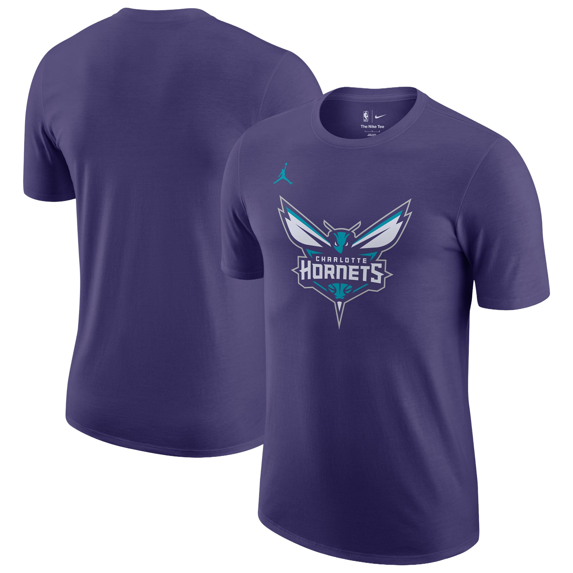 Men's Nike Purple Charlotte Hornets Essential T-Shirt