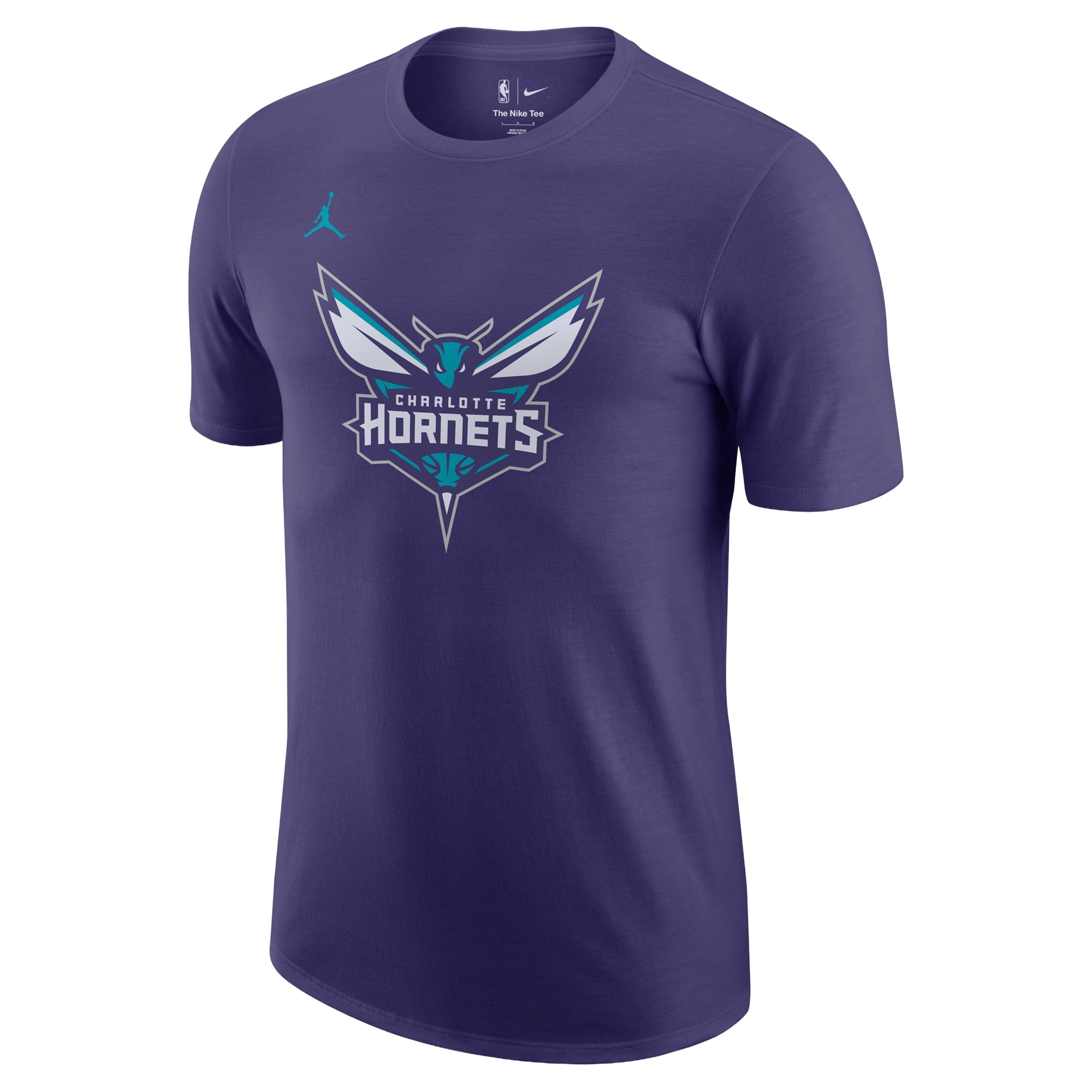 Men's Nike Purple Charlotte Hornets Essential T-Shirt