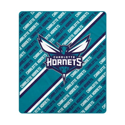 Charlotte Hornets Pegasus 60" x 70" Diagonal Lined Wordmark Ultra Soft Blanket