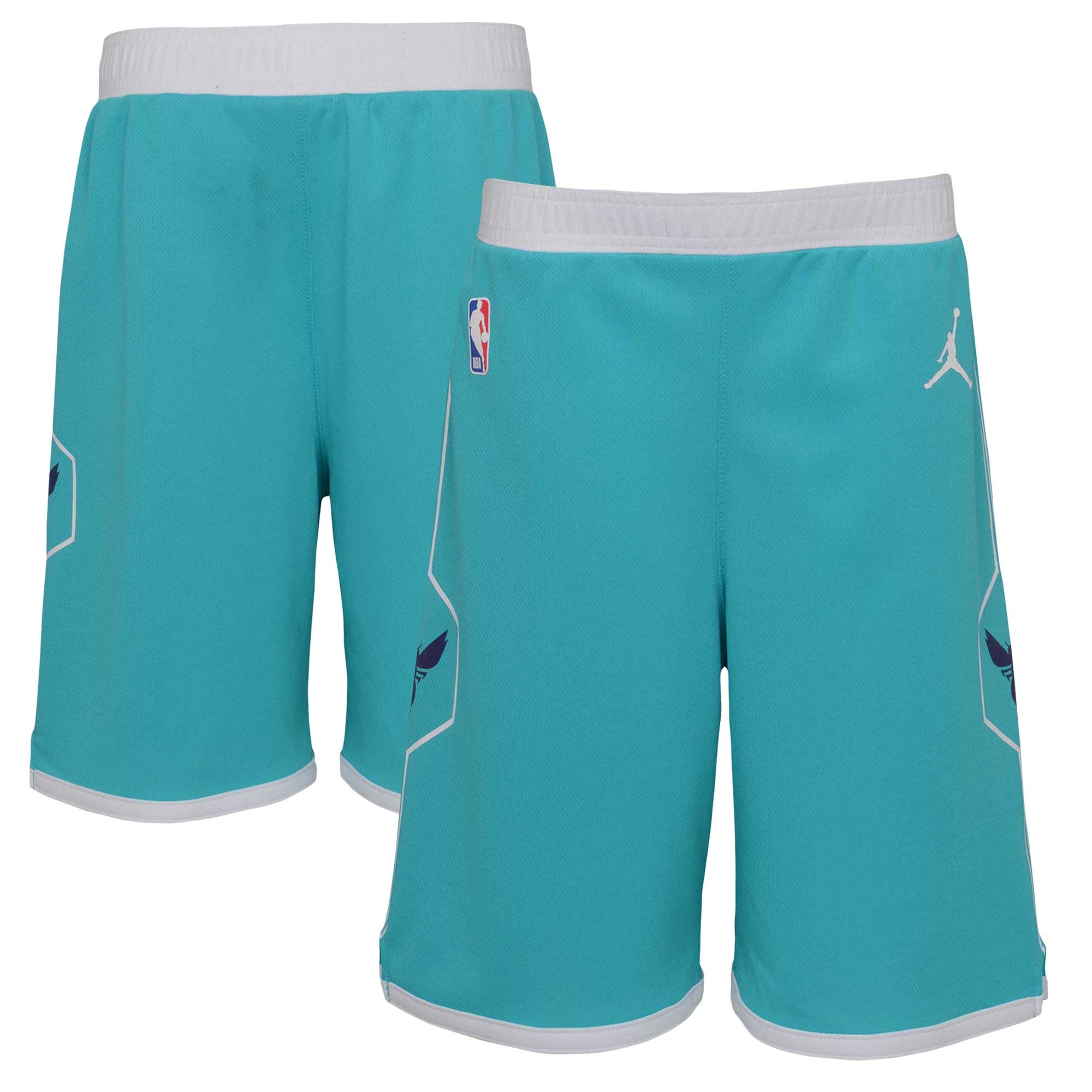 Short réplique Jordan Brand Charlotte Hornets 2023/24 Icon Edition pour enfants d'âge préscolaire