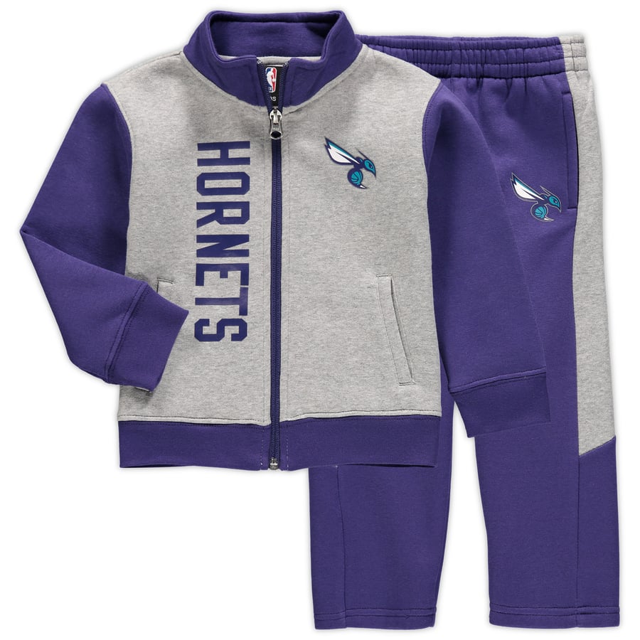 Charlotte Hornets Line (Toddler Gray/Purple Charlotte Hornets On 