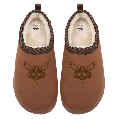 Charlotte Hornets ISlide Unisex Tonal Logo Mission Slippers - Tan
