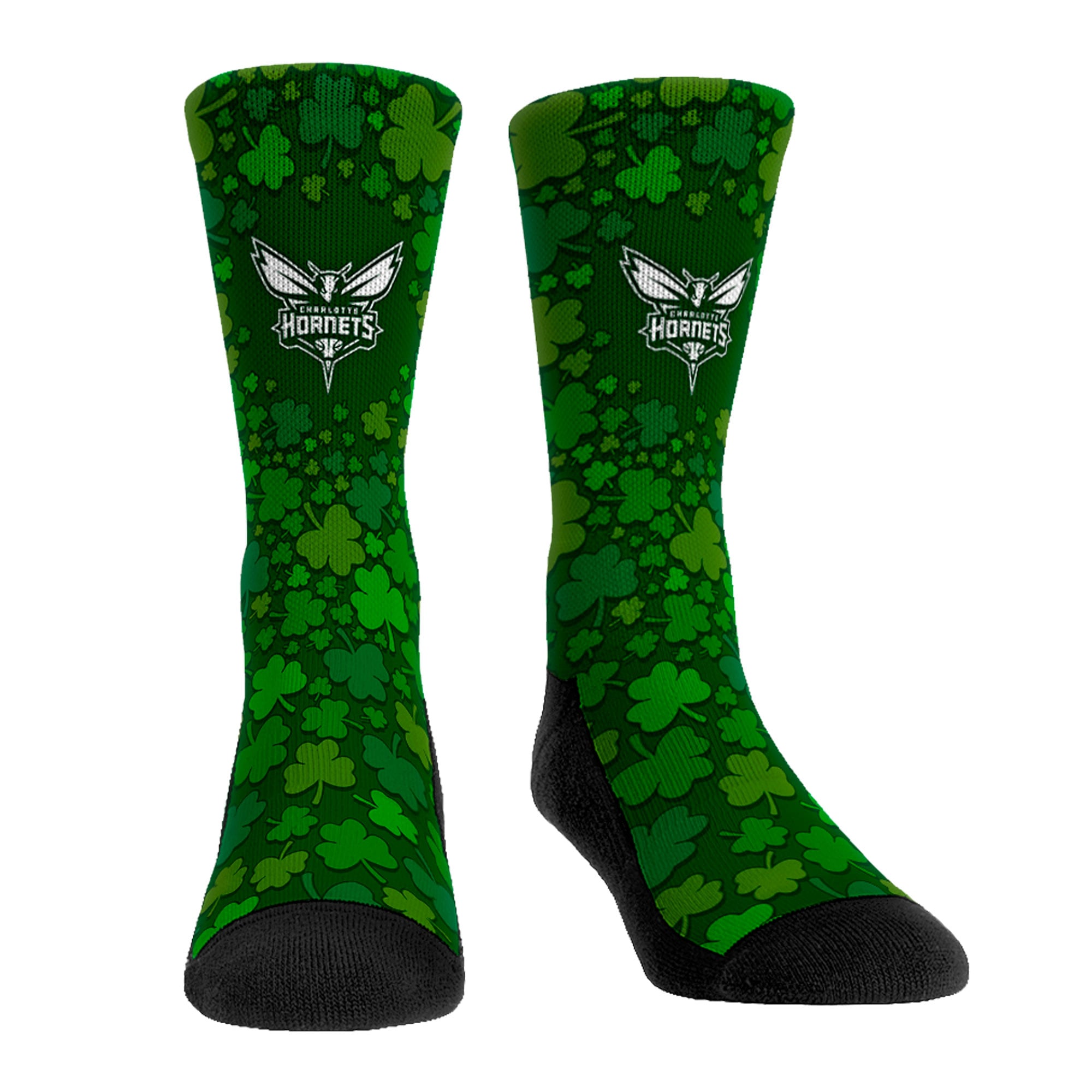 Unisex Rock Em  Charlotte Hornets St. Paddy's Day Shamrock Crew Socks