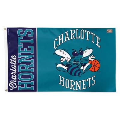 Charlotte Hornets WinCraft 3' x 5' Single-Sided Heritage Deluxe Flag