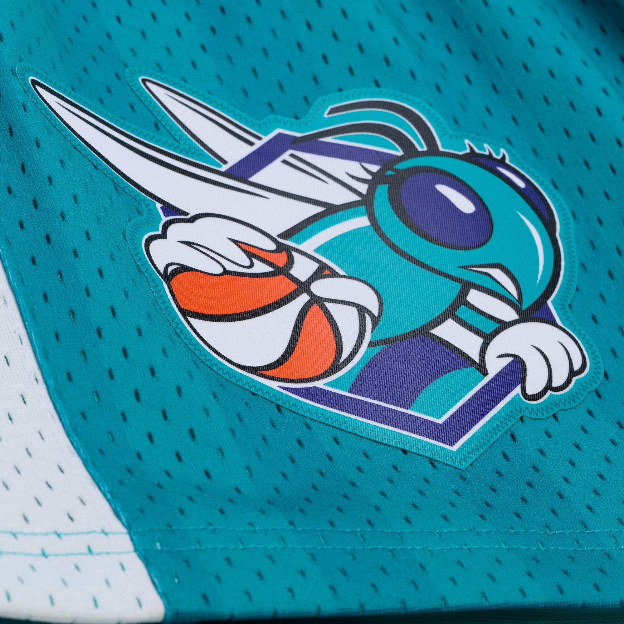 Men's Mitchell & Ness Teal Charlotte Sting 2001 Swingman Shorts - Court Origins