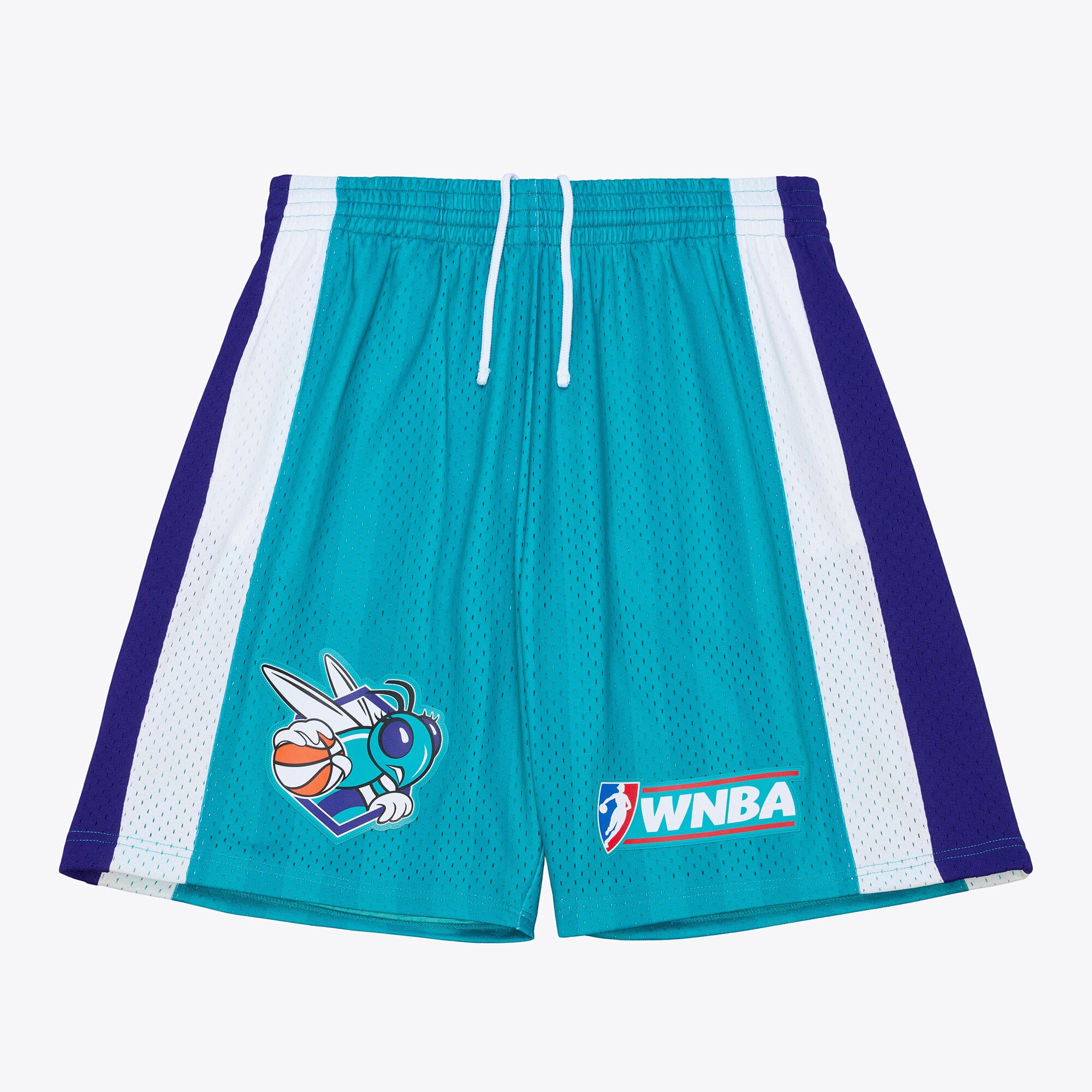 Men's Mitchell & Ness Teal Charlotte Sting 2001 Swingman Shorts - Court Origins