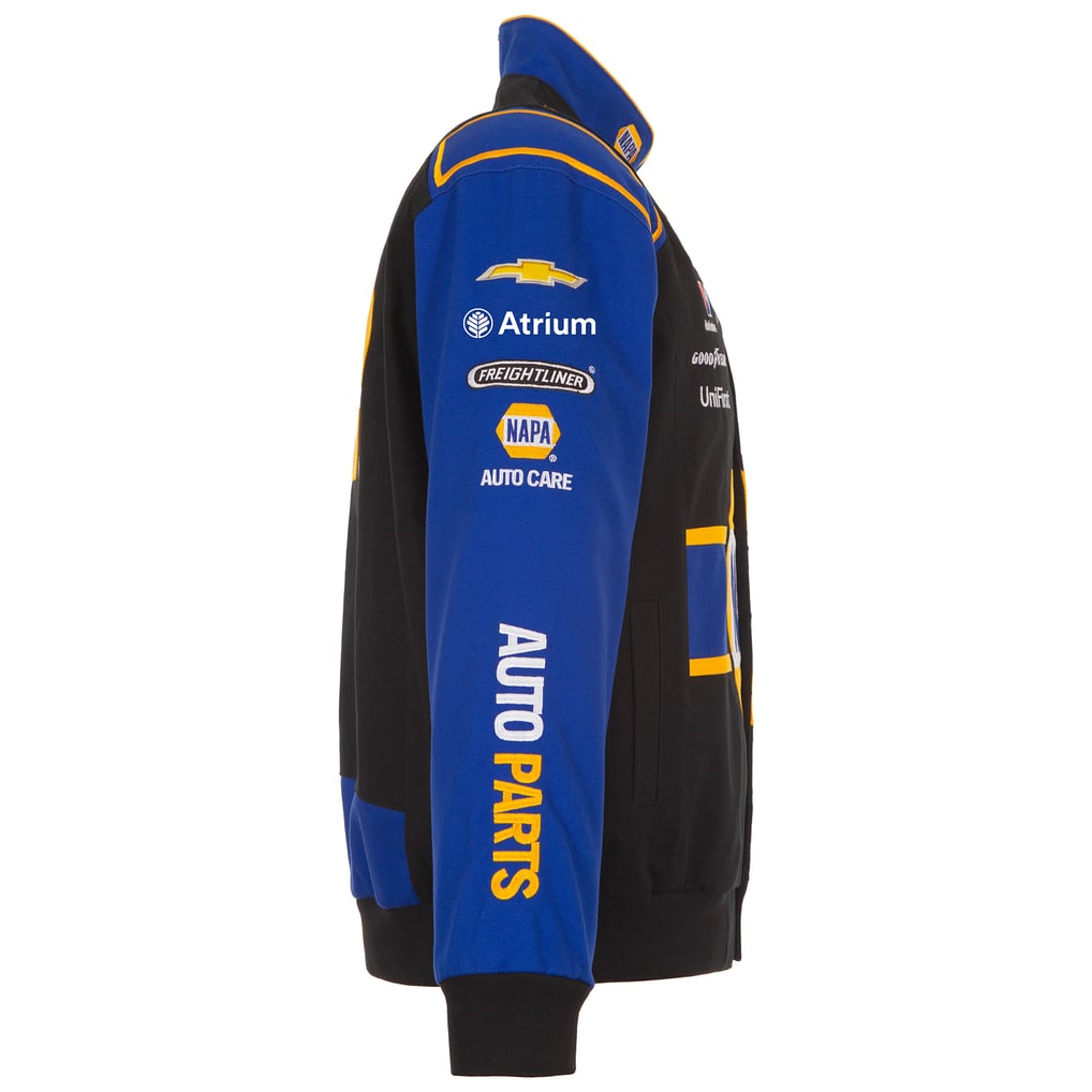 Chase Elliott JH Design 2026 NAPA Full-Snap Twill Racing Jacket 