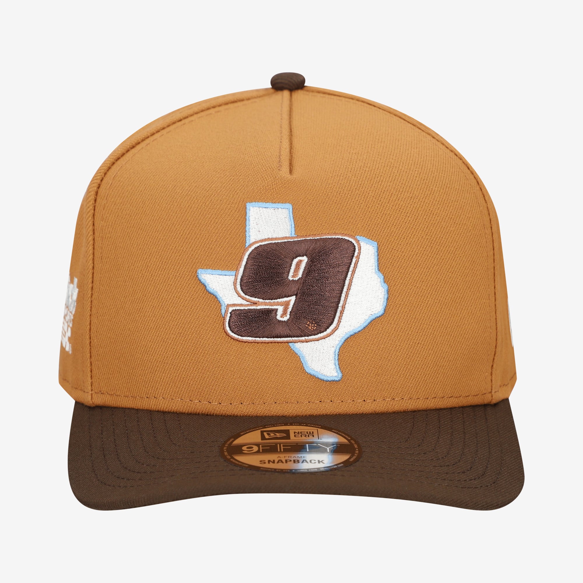 Casquette snapback New Era Chase Elliott A-Frame 9FIFTY marron pour homme