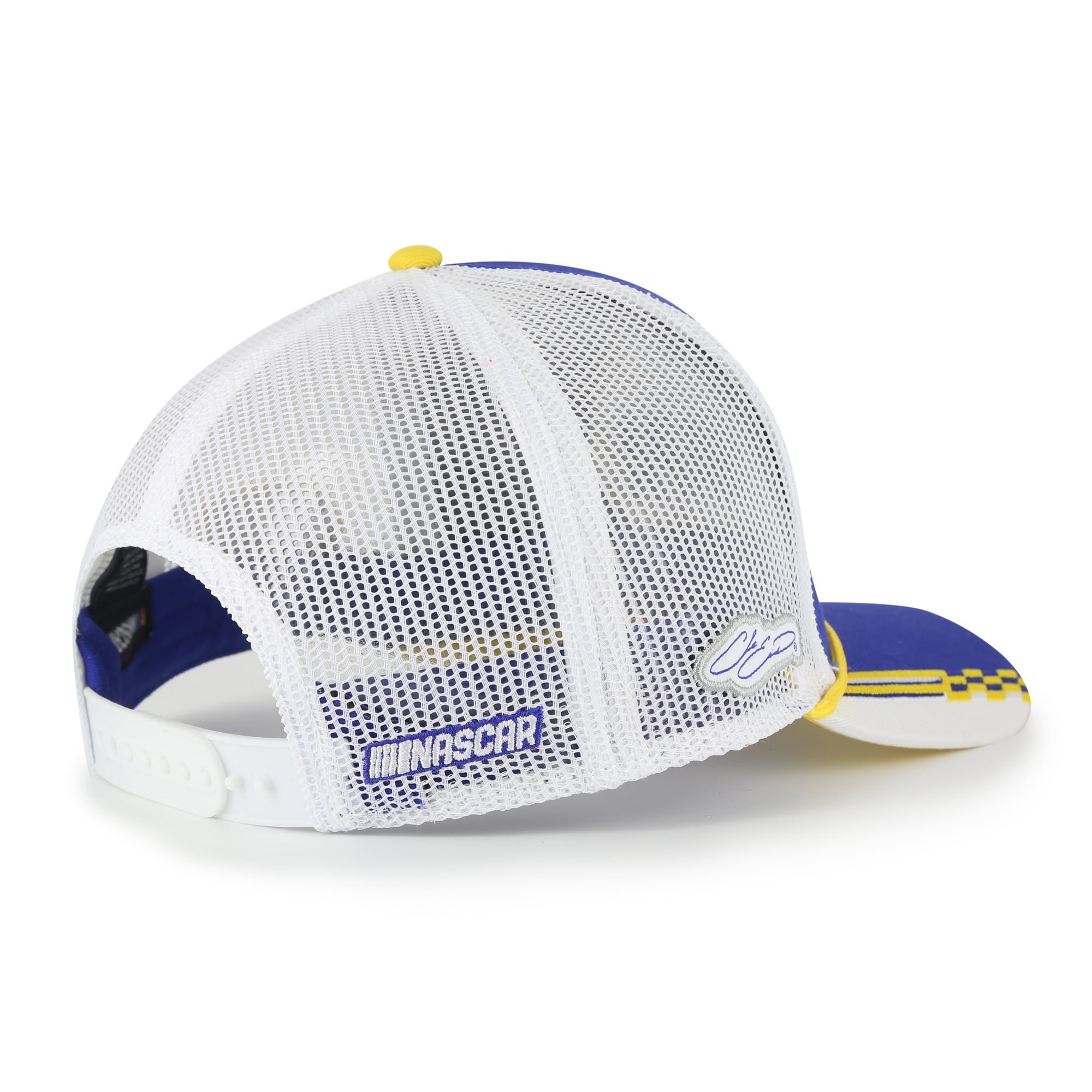 Casquette à carreaux Royal Chase Elliott pour homme, modèle The Game, ajustable.