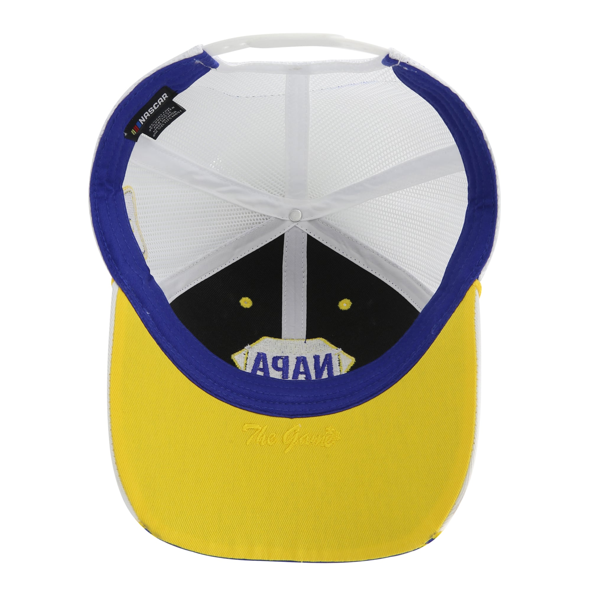 Casquette à carreaux Royal Chase Elliott pour homme, modèle The Game, ajustable.