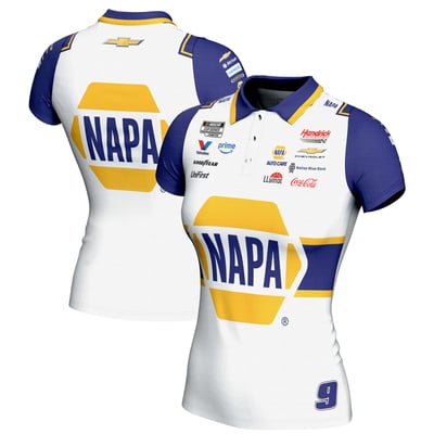  Chase Elliott ProSphere Women's  NAPA Polo - White