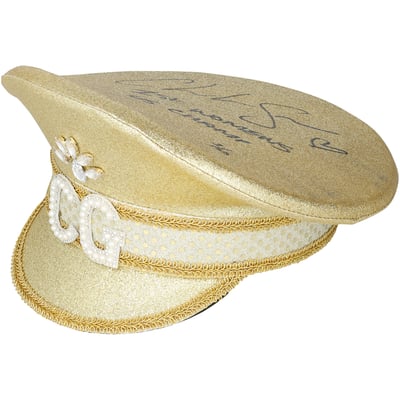 Chelsea Green WWE Autographed Gold Cap with "1st Women's US Champ" Inscription - Limited Edition #1/25