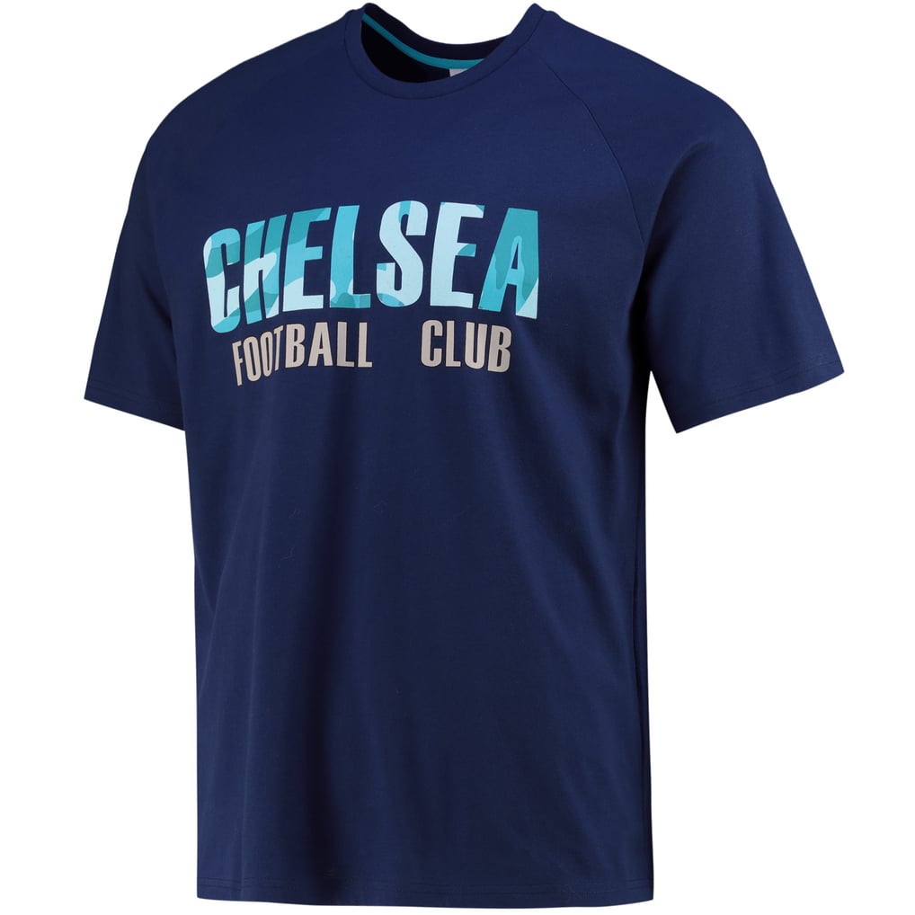 Pyjama Officiel Chelsea FC Garçon - Haut Manches Courtes Et Short En Coton/Polyester