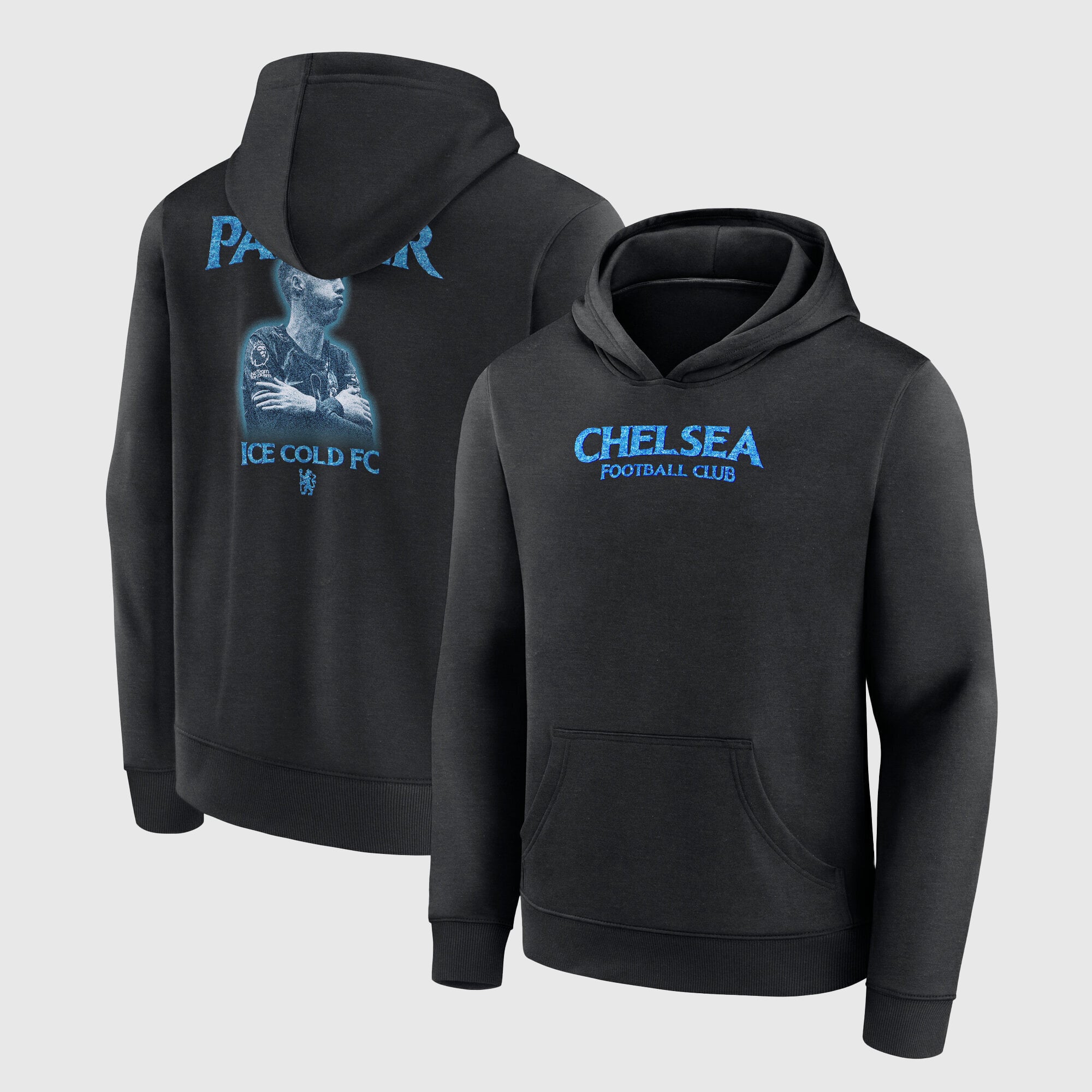 Chelsea Cole Palmer Ice Cold FC Graphic Hoodie - Black - Kids