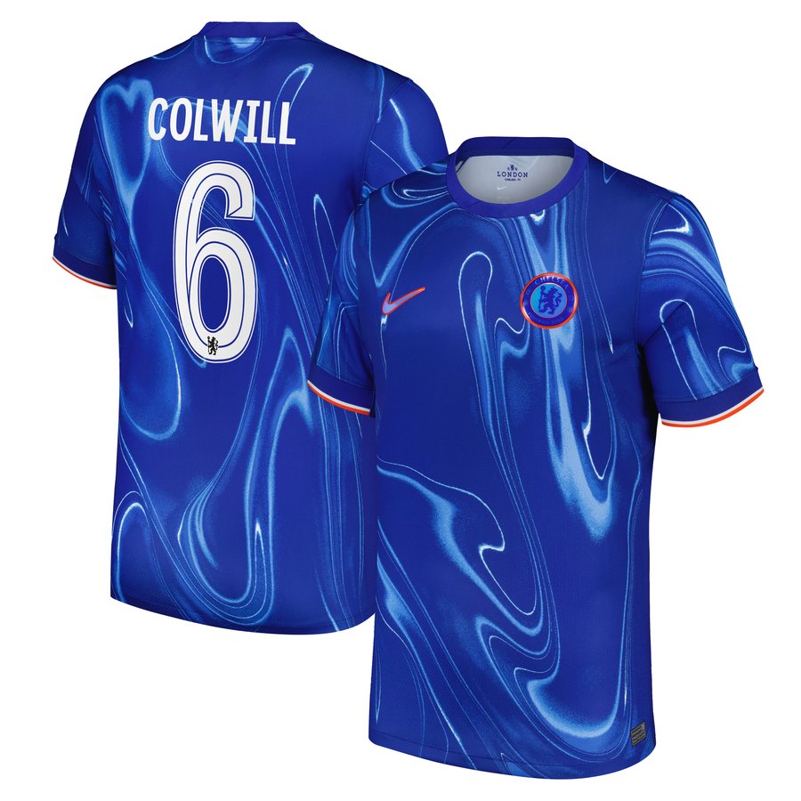 チェルシー カップ ホーム スタジアム ユニフォーム 2024-25 Colwill 6 