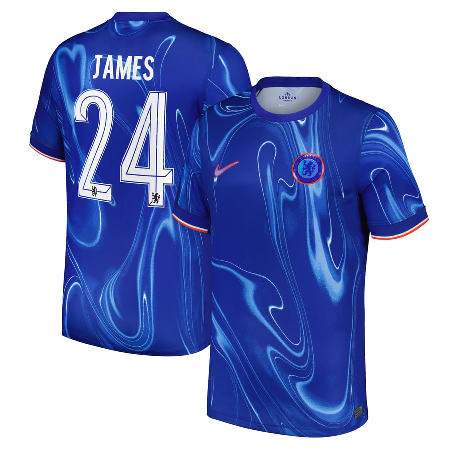 チェルシー カップ ホーム スタジアム ユニフォーム 2024-25 James 24 