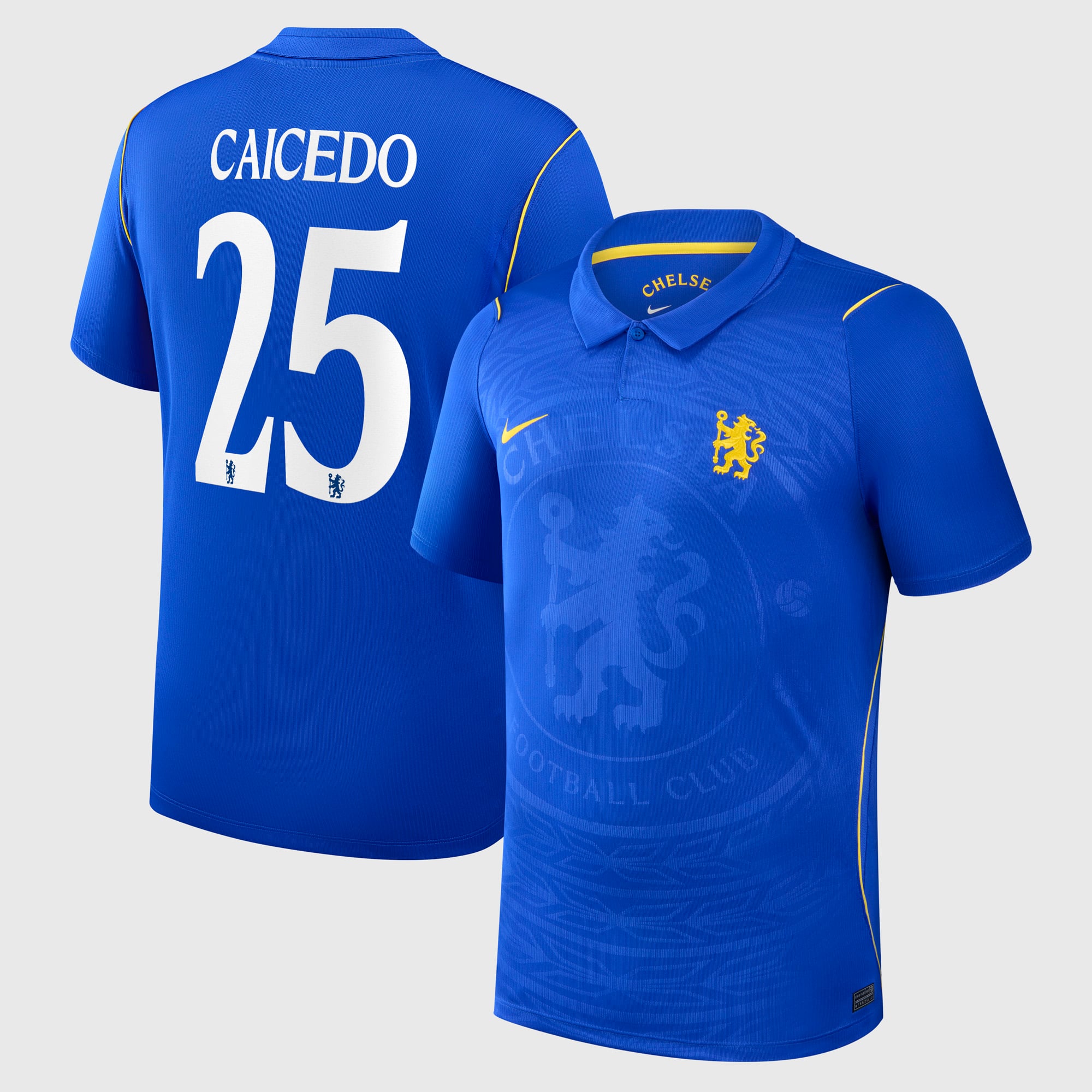 Chelsea Cup Nike Home Stadium Shirt 2026-27 with Caicedo 25 printing