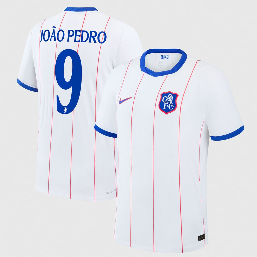 Chelsea Cup Nike Third Aero-FIT Match Shirt 2026-27 with João Pedro 9 ...