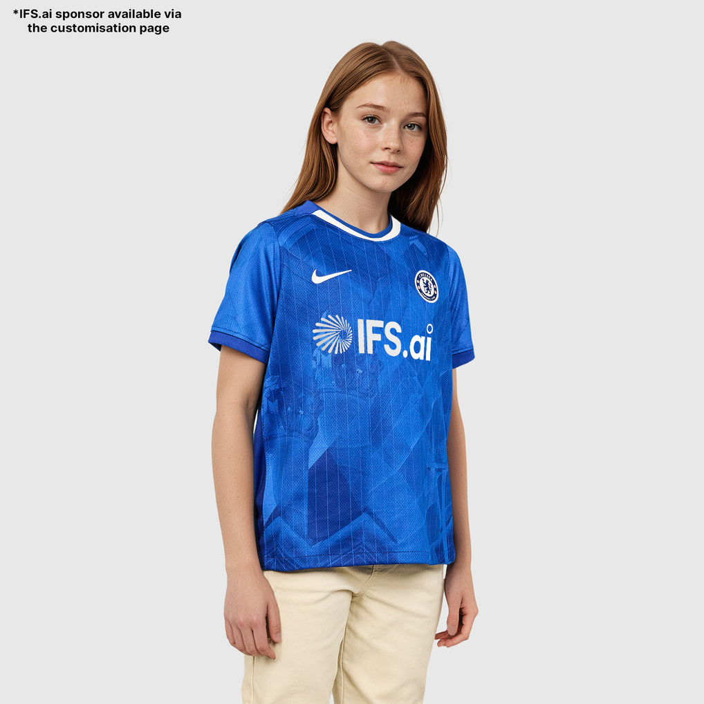 チェルシー ナイキ Dri-Fit Adv ホーム マッチ シャツ 2025-26 - キッズ