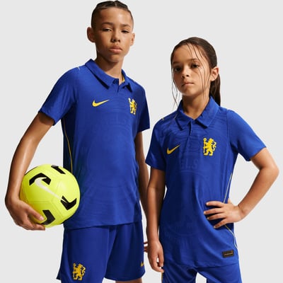 Chelsea Nike Home Aero-FIT Match Shirt 2026-27 - Kids