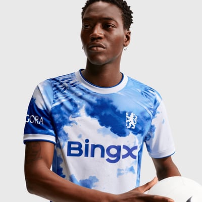 Camiseta Nike de local prepartido del Chelsea - Blanca