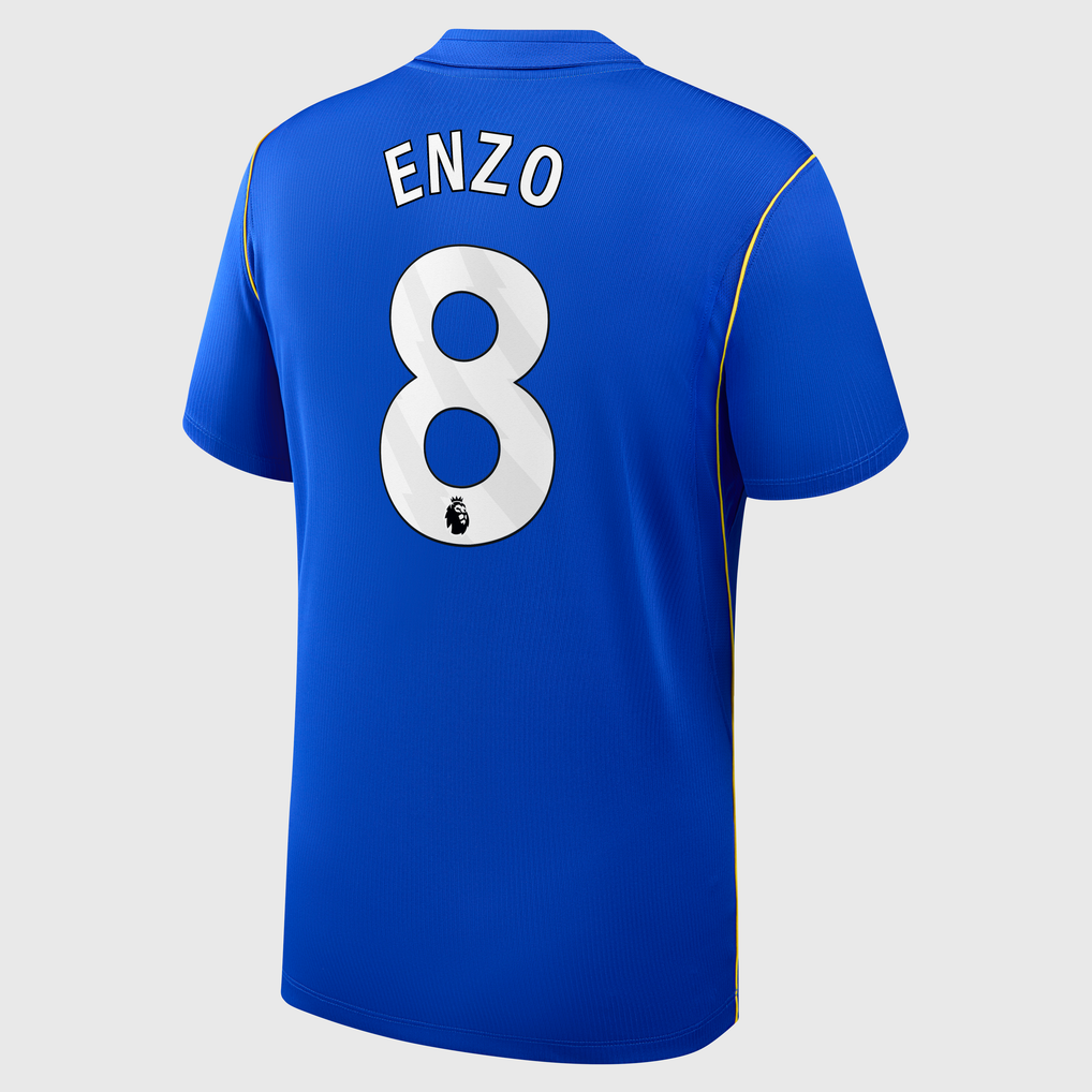 チェルシー ナイキ ホーム スタジアム シャツ 2026-27 Enzo 8 プリント