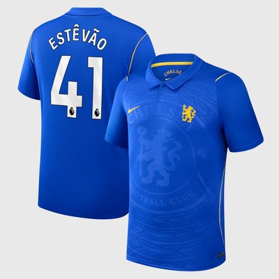Chelsea Nike Home Stadium Shirt 2026-27 with Estêvão 41 printing