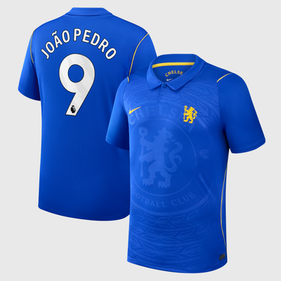 Chelsea Nike Home Stadium Shirt 2026-27 with João Pedro 9 printing