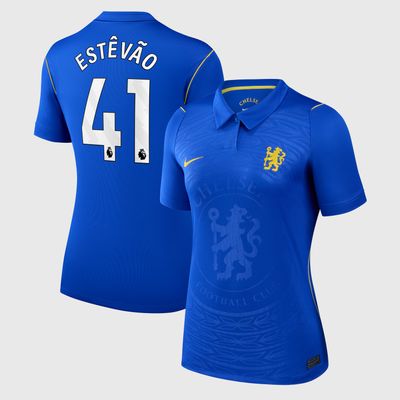 Chelsea Nike Home Stadium Shirt 2026-27 - Womens with Estêvão 41 printing