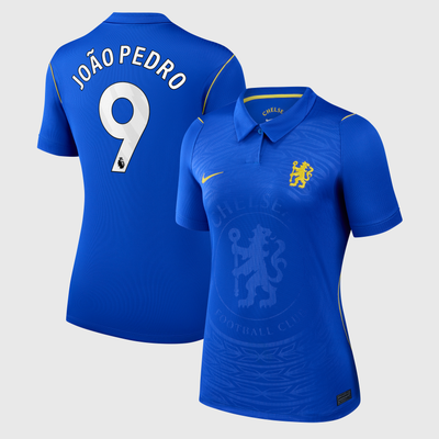 Chelsea Nike Home Stadium Shirt 2026-27 - Womens with João Pedro 9 printing