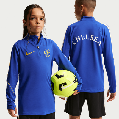 Chelsea Nike Strike Training Drill Top - Bright Blue - Kids